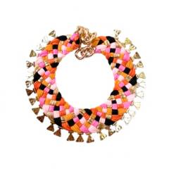 MARIA LA BIYUX - Collar Glam Charms Dorado