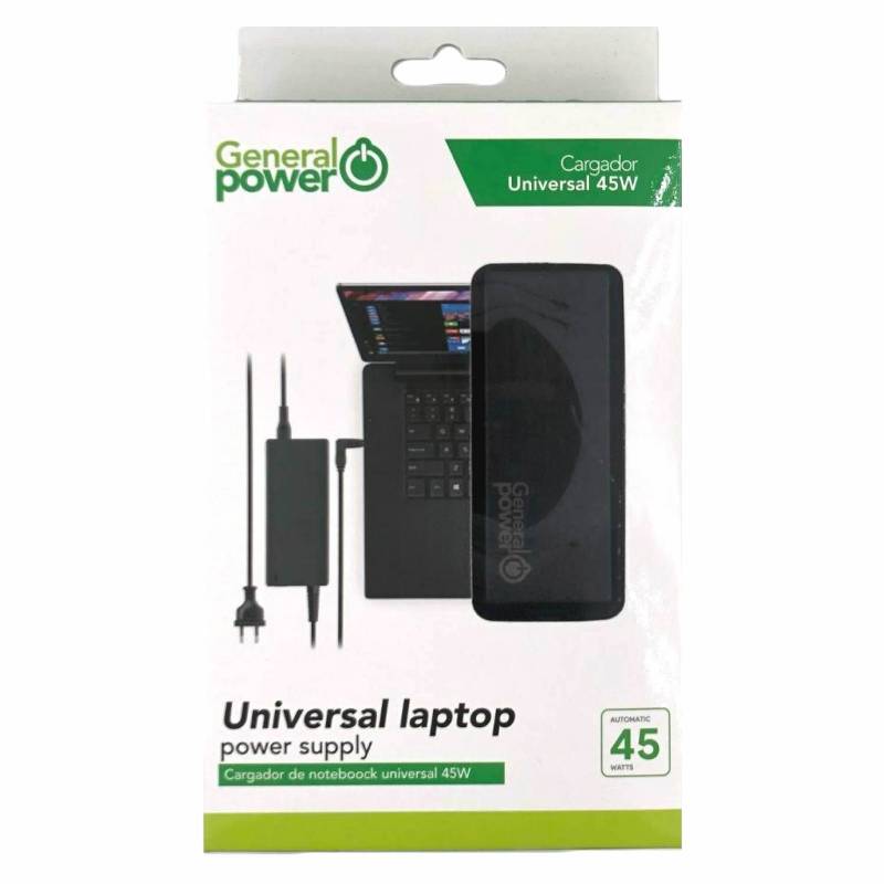 General Power Cargador Universal Notebook 45w General Power 1014