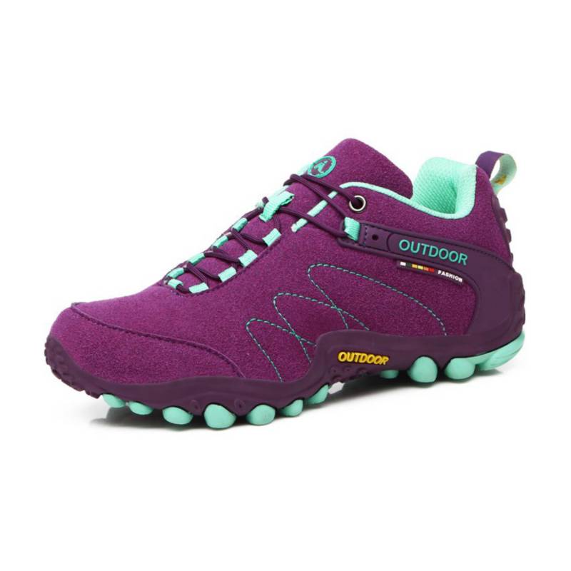 Zapatos para mujer calzado de senderismo trekking para mujeres-Violeta.  GENERICO