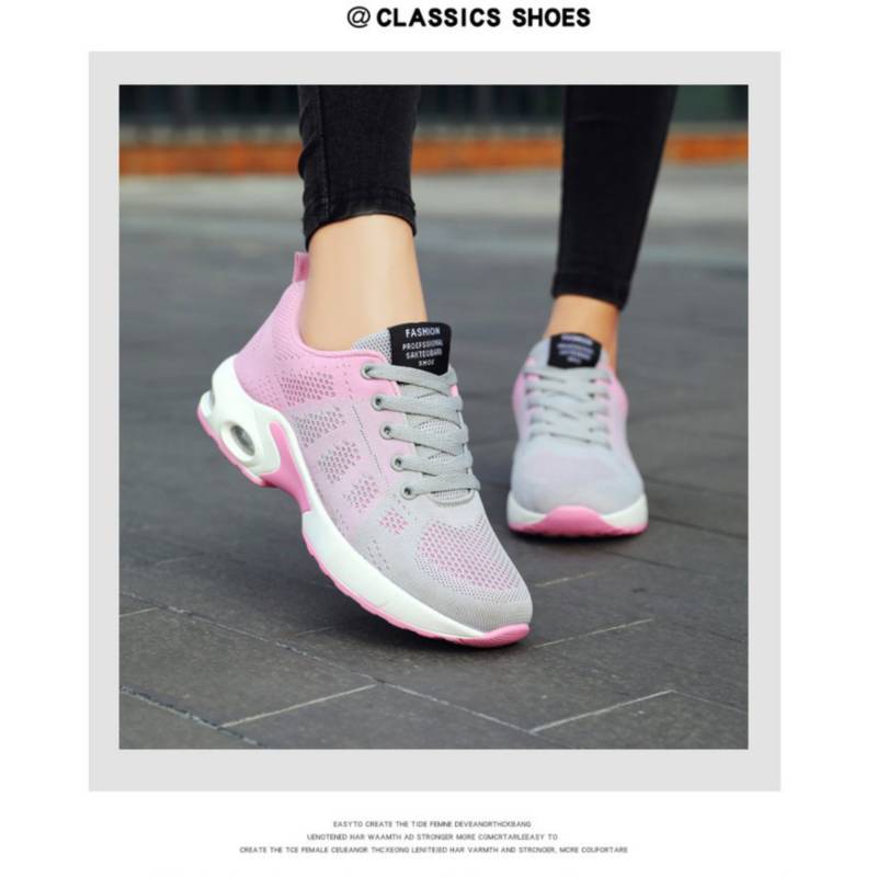 Zapatillas para caminar mujer - rosa BLWOENS