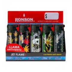 RONSON - Pack Caja Ronson Jet Flame High Surtido x 15 Unidades