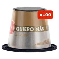 CAFE CARIBE - Quiero Más - 100 cápsulas Nespresso Compatibles