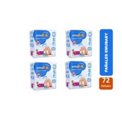 EMUBABY - Pañales Emubaby Premium Talla G Pack X 4 Paquetes