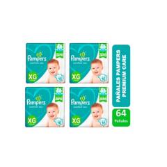 PAMPERS - Pañales Pampers Confort Sec Talla Xg Pack X 4 Paquetes