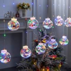 GENERICO - Guirnalda de Luces LED Navidad Esferas de Santa 3 Metros Multicolor