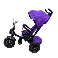 ABMTOYS - Triciclo Coche 360 Reclinable Neumáticos Inflables