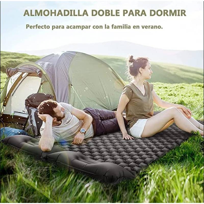Colchoneta Camping Esterilla Colchon inflable Para Dormir