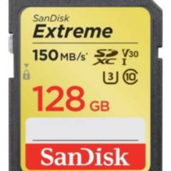 SANDISK - Tarjeta Memoria SD UHSI SanDisk Extreme SDXC 128G