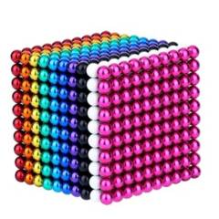 GENERICO - Paquete de bolas magnéticas de 1000 piezas