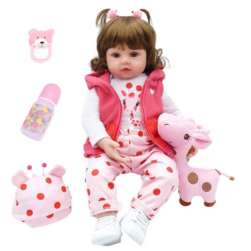 Muñeca bebe reborn vinilo de silicona juguetes para 46cm | falabella.com