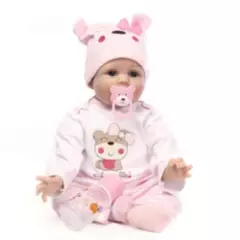 LIANYUN - Muñeca bebe reborn vinilo de silicona juguetes para 55cm
