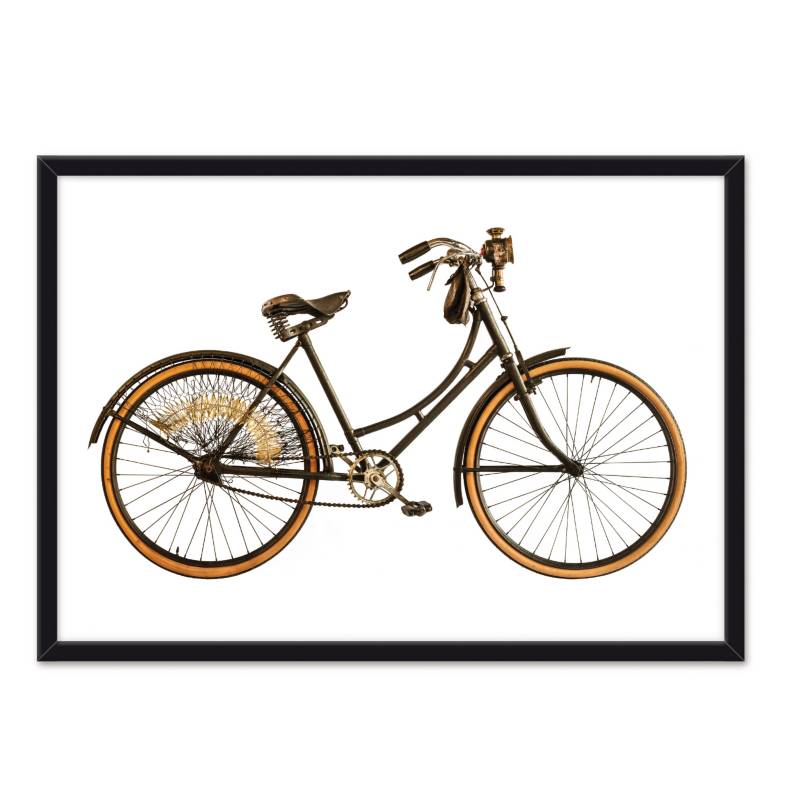 Cuadro de Paisaje con Bicicleta Vintage