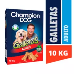 CHAMPION DOG - Galletas para perro adulto Carne 10kg