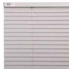 BERTEX - Persiana de aluminio Gris 85cm ancho x 230cm alto Láminas 25mm BERTEX