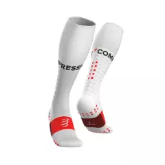 COMPRESSPORT - Full Socks Run Blanco Compressport
