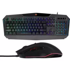 MEETION - Combo gamer teclado y mouse meetion c510 rgb led