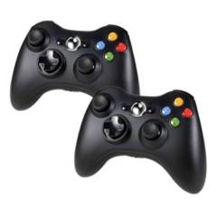 GENERICO - Pack X2 Control Joystick Xbox 360 Para Pc Inalambrico Mando Xbox 360