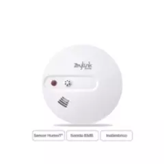 ZEYLINK - Sensor de Humo y Temperatura Calor Inalámbrico Para Alarmas