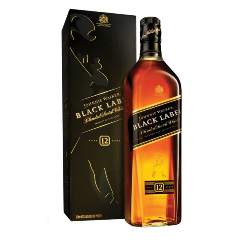 JOHNNIE WALKER - Whisky Johnnie Walker Black Label 40 alc 750ml
