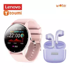 LENOVO - Lenovo LP40 Pro DE Tws-Morado y Toumi Fit 2 watch Reloj inteligente