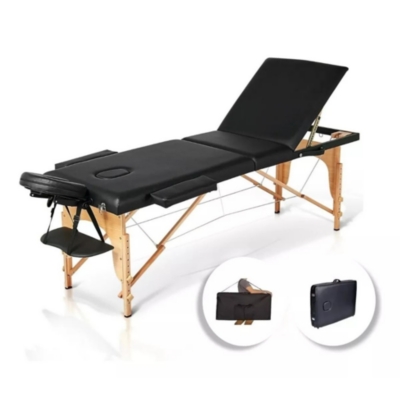 Camilla de masaje plegable profesional 3 cuerpos portatil, Olina Store