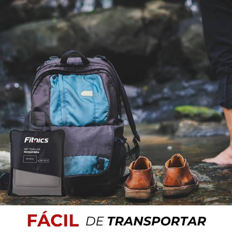 Pack 3 Toalla Microfibra Absorción Secado Rápido – Wild Travel Chile