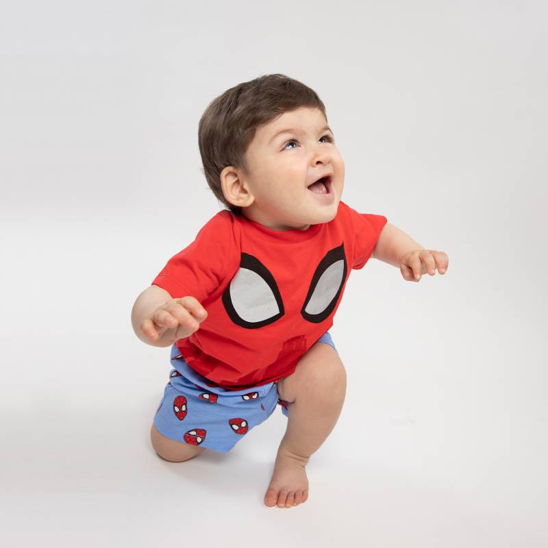 Pijama Niño Spiderman Watch The City Rojo Marvel | falabella.com