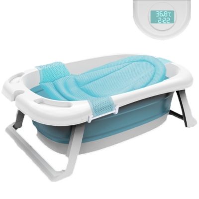 Bañera Plegable Para Bebes Con Termómetro Digital - LB Chile