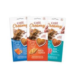 CATIT - Pack 6 Sobres Creamy Snack Cremoso Catit