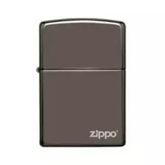 ZIPPO - Encendedor Zippo Negro Ice Logo Plateado Zp150zl