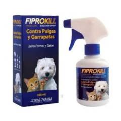 DRAG PHARMA - Fiprokill Spray Anti Pulgas/garrapatas 250 Ml Gatos Y Perro