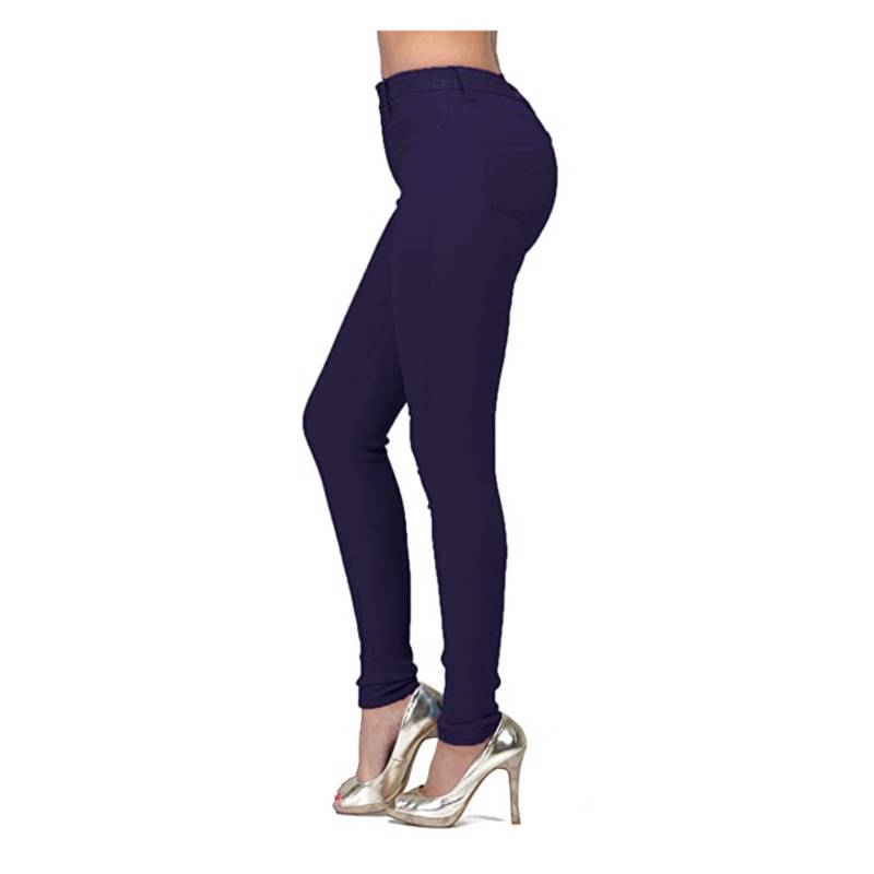 HENNE CLOTHING Pantalón Leggins Mujer - tiro alto - tipo jeans