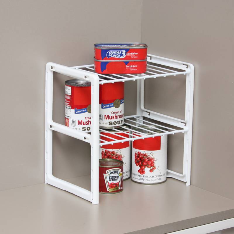 débiles cada Surgir METALTRU Rack para mueble de cocina pequeño blanco | falabella.com