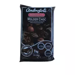 AMBROSOLI - COBERTURA CHOCOLATE MOLDER CHOC BARRA AMBROSOLI 1 KG