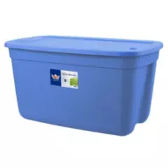 REYPLAST - Caja Organizadora Almacenamiento Megaforte 120 Lts Azul