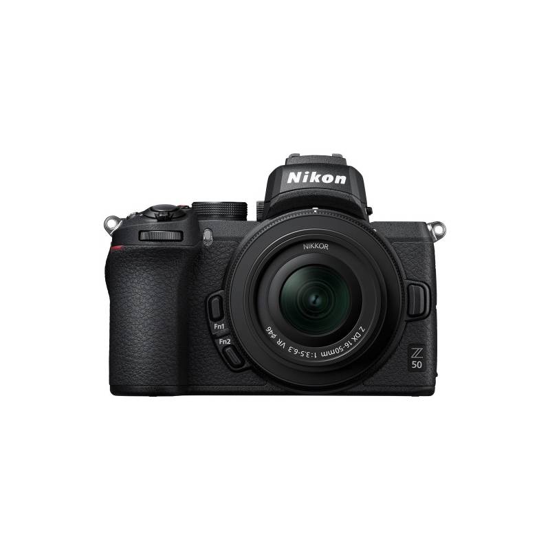 NIKON - Cámara Nikon Z50 con 2 lentes 16-50mm y 50-250mm Color Negro