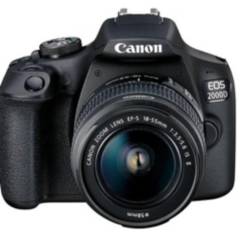 CANON - Cámara Canon EOS 2000D DSLR con lente 18-55mm f/3.5-5.6