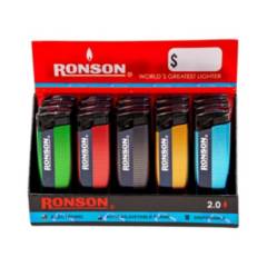 RONSON - Pack Caja Encendedores Ronson 2.0 Electricos x 15 unds
