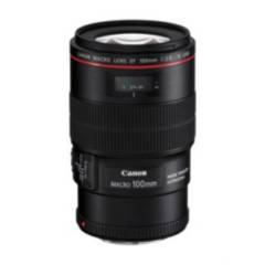 CANON - Lente Canon EF 100mm f/2.8L Macro IS USM para Canon-Color Negro