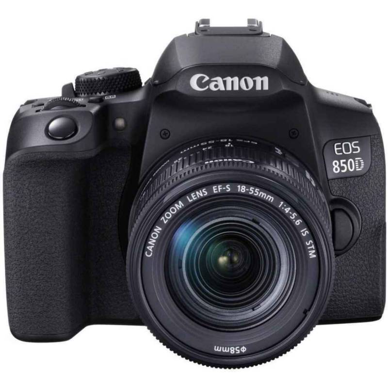 CANON - Cámara Canon EOS 850D DSLR con 18 - 55mm STM Lente Negro