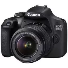 CANON - Canon EOS Rebel T7  2000D DSLR Camera with 18-55 DC III Lente