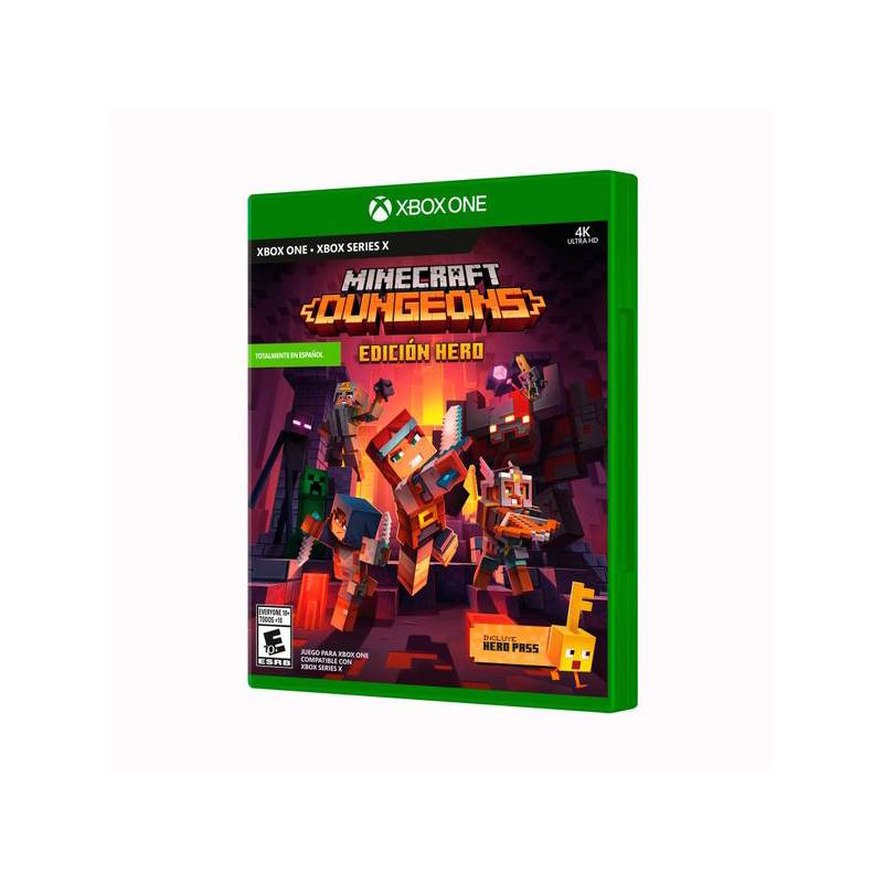 XBOX - Minecraft Dungeons Edición Hero XBox One Xbox Serie X juego fisico