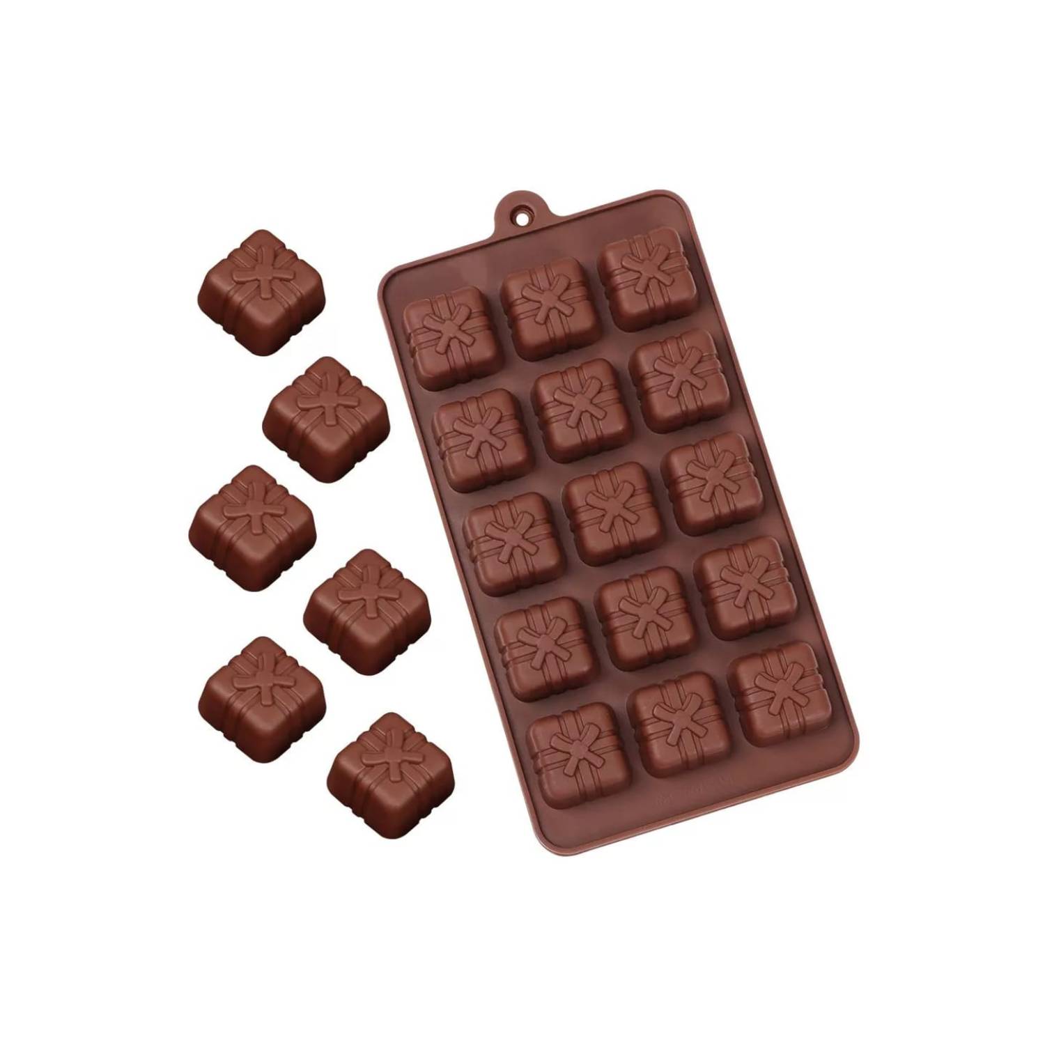 Molde silicona bombones de chocolate
