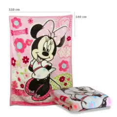 DISNEY - Cobertor de Cuna Minnie Rosado Disney