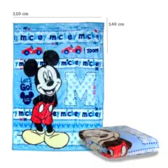 DISNEY - Cobertor de Cuna Mickey Celeste Disney