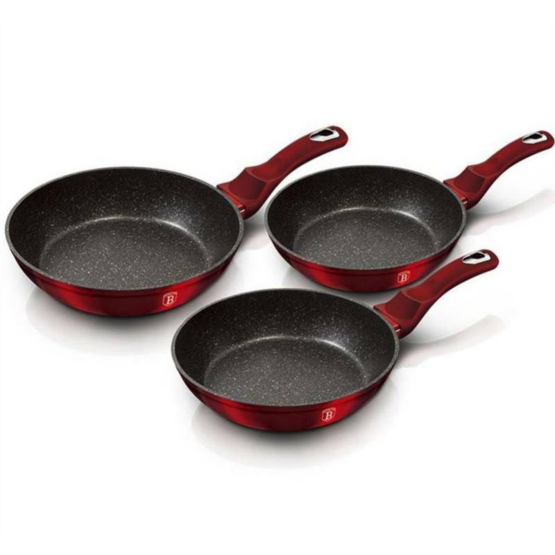 Berlinger Haus Set De 3 Sartenes Rojo 9562