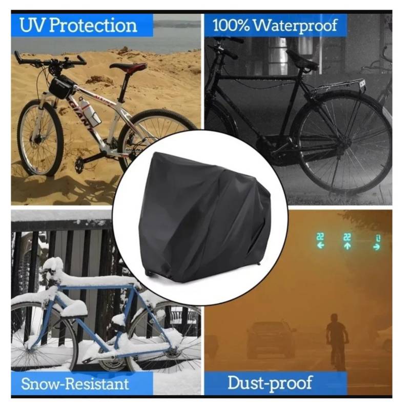 Carpa Cobertor Funda Para Bicicleta Impermeable 110 X 200cm – Remex