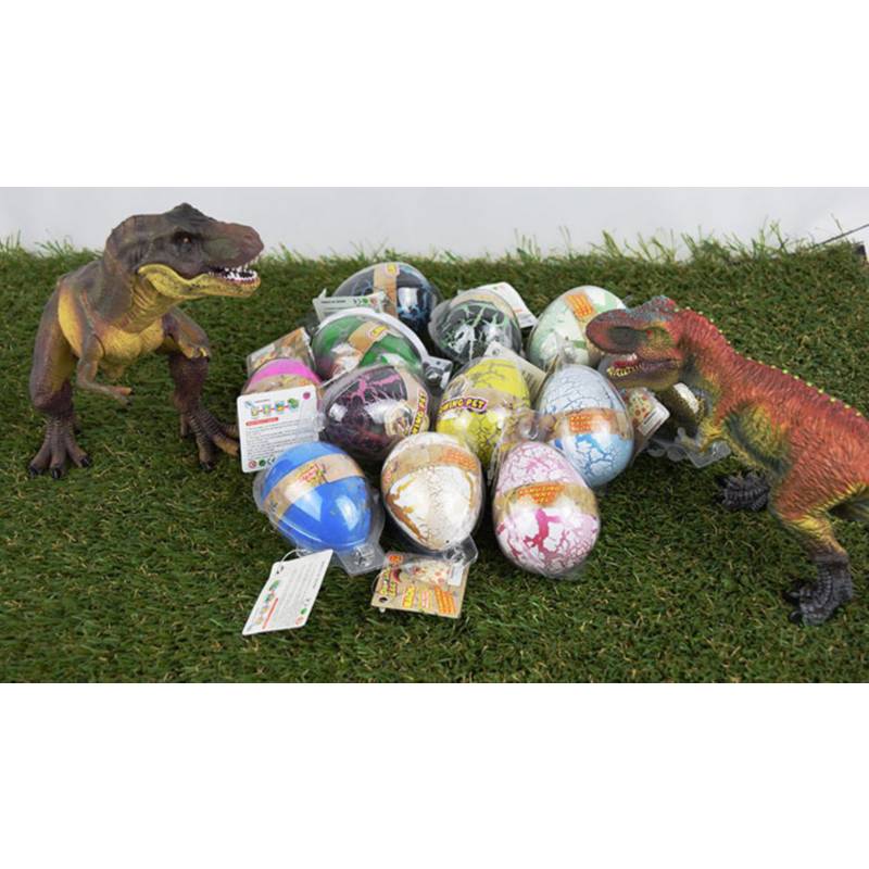 GENERICO 12pack Huevos Sorpresas Dinosaurios Que Crecen En Agua 8cm |  