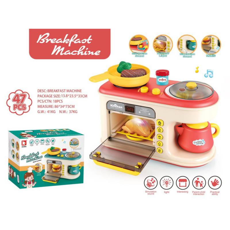 mareado Escalofriante Saludo SP Mini horno de juguete para niñas/os 47 accesorios | falabella.com