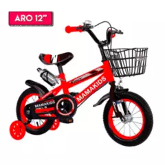 CASA BELLA - Bicicleta Niño Aro 12 Rojo